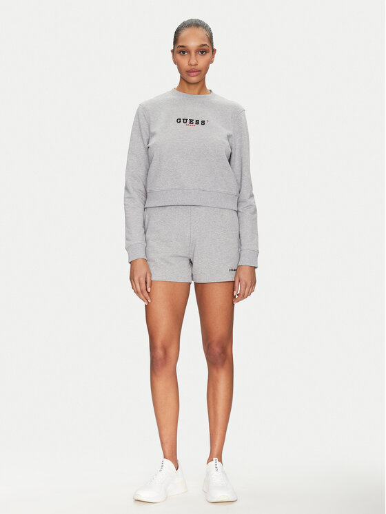 Guess Jeans Guess Jeans Спортни шорти W5GD0O K68I4 Сив Relaxed Fit