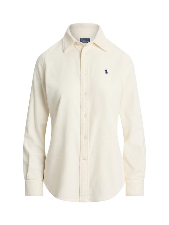 Polo Ralph Lauren Polo Ralph Lauren Srajca 211971526005 Écru Slim Fit