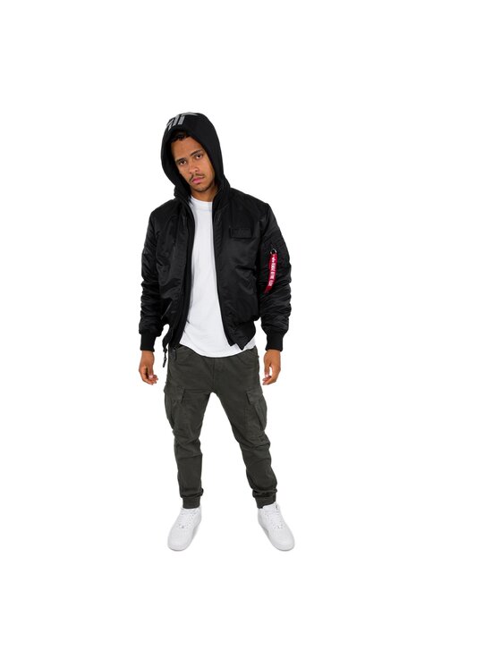 Alpha Industries Alpha Industries Kurtka bomber AI.128113-285-3XL Czarny Slim Fit