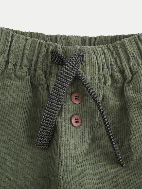Coccodrillo Coccodrillo Hlače iz tkanine ZC4119101SBN Zelena Regular Fit