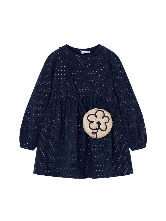 Mayoral Sukienka codzienna 4926 Granatowy Regular Fit