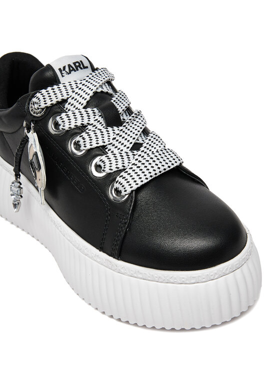 KARL LAGERFELD KARL LAGERFELD Sneakersy Krepper Lo KL42376T Čierna
