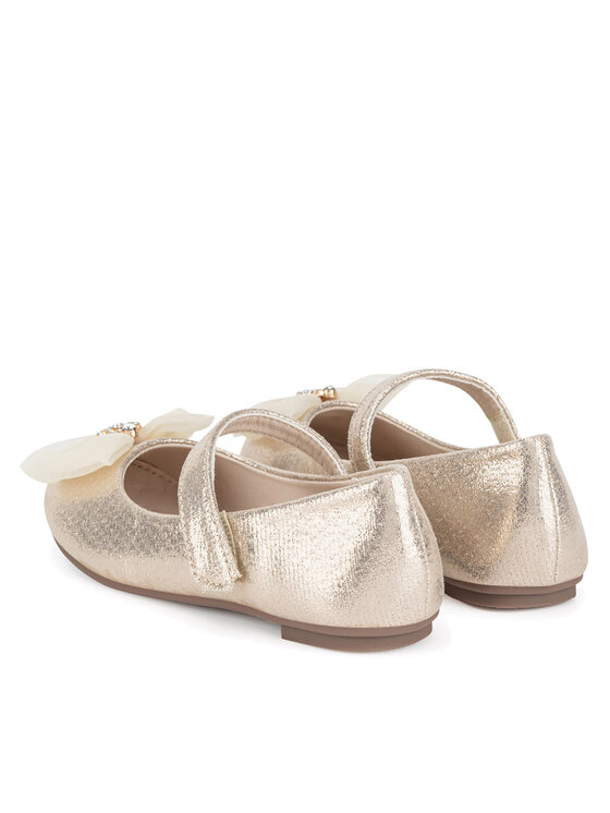 Nelli Blu Nelli Blu Ballerinas CM22063-3 Goldfarben