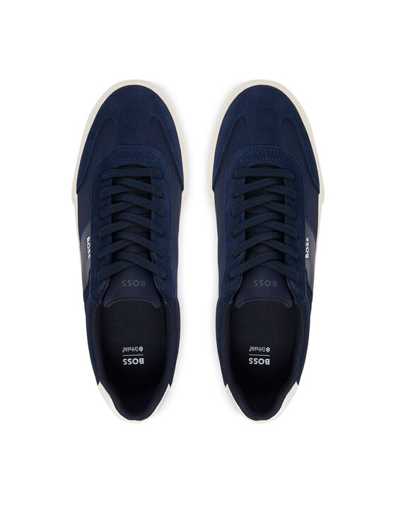 BOSS BOSS Sneakersy Aiden Tenn 50563847 Granatowy