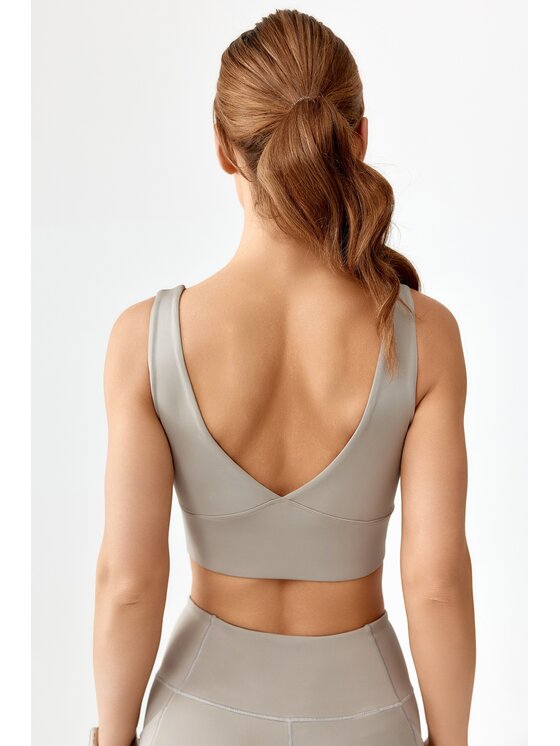 ROUGH RADICAL ROUGH RADICAL Biustonosz sportowy SPORTS BRA HAMPTONS Szary