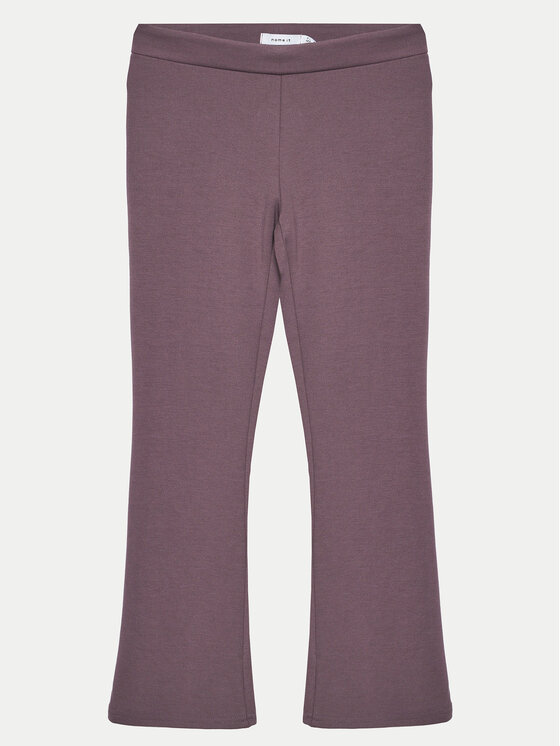 NAME IT NAME IT Hlače iz tkanine 13177337 Vijolična Bootcut Fit