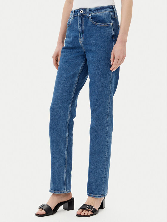Karl Lagerfeld Jeans Karl Lagerfeld Jeans Blugi A2W10033 Albastru Straight Fit