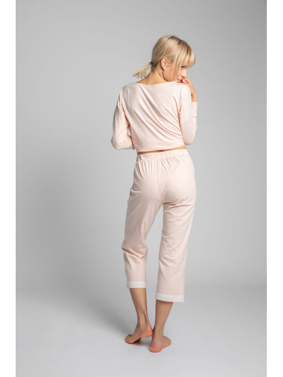 LaLupa LaLupa Piżama LA142 Fioletowy Comfort Fit