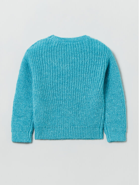 OVS OVS Džemperis 1843507 Zils Regular Fit