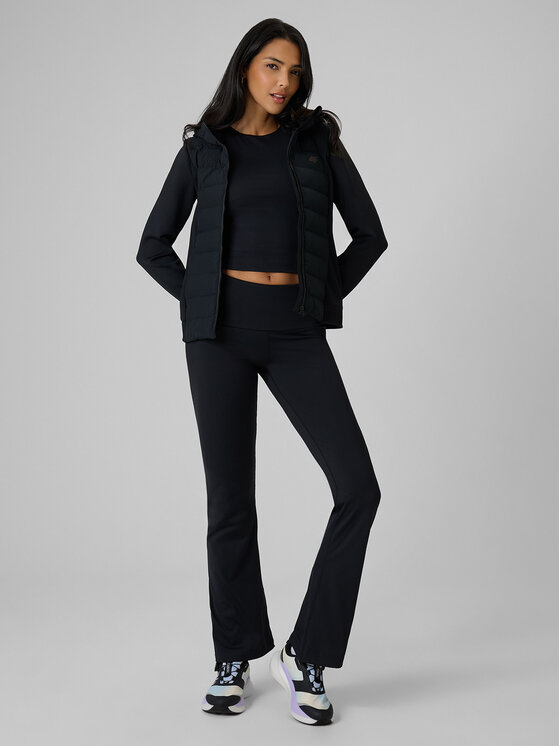 4F 4F Kurtka puchowa EVERYDAY ACTIVE Czarny Slim Fit