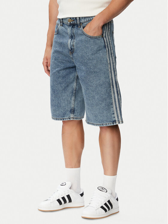 adidas adidas Pantaloni scurți de blugi Firebird Adicolo KS4975 Albastru Regular Fit