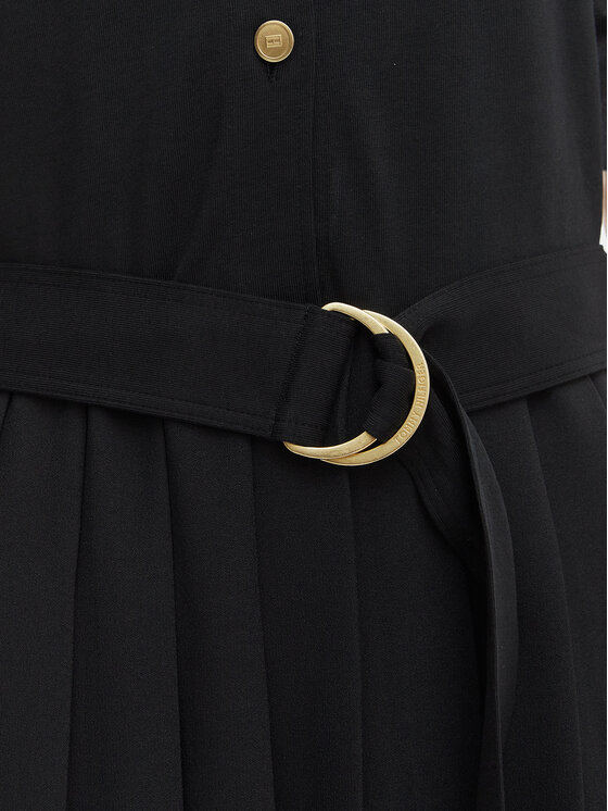 Tommy Hilfiger Tommy Hilfiger Φόρεμα καθημερινό WW0WW48756 Μαύρο Regular Fit