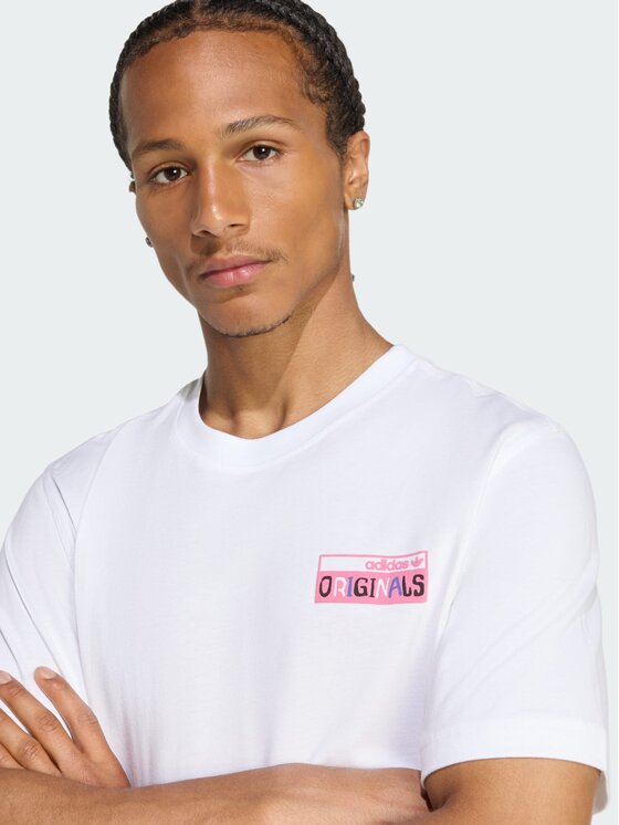 adidas adidas T-Shirt 156529 Biały Loose Fit