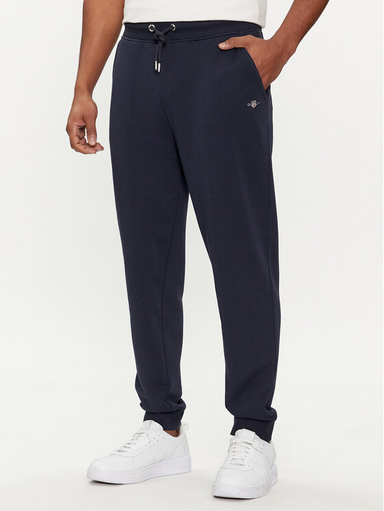 Gant Gant Παντελόνι φόρμας Shield 2009026 Σκούρο μπλε Regular Fit
