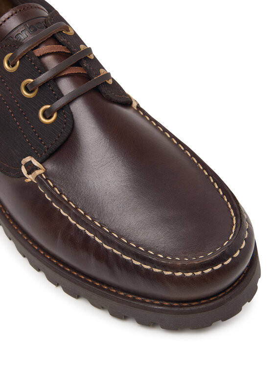 Barbour Barbour Półbuty Deck Boat MFO0795BR98 Brązowy ciemny
