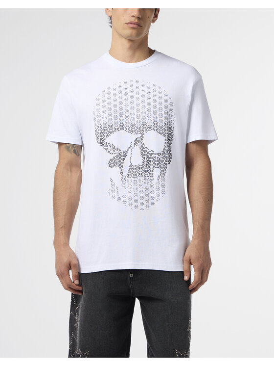 PHILIPP PLEIN PHILIPP PLEIN T-Shirt 29725 Biały Regular Fit
