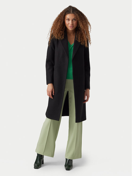 Vero Moda Vero Moda Płaszcz przejściowy Fortuneaya 10278330 Czarny Regular Fit