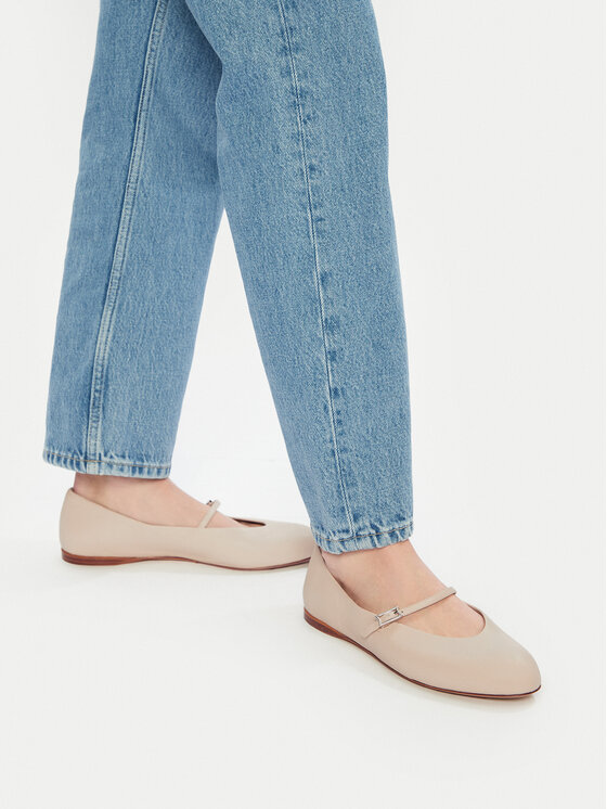Max Mara Max Mara Baleriny Mmballet 2514521171600 Beżowy