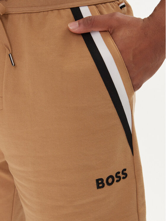 BOSS Boss Sportovní kraťasy Iconic 50516134 Béžová Regular Fit