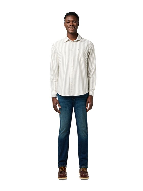 Wrangler Wrangler Camicia 112371616 Crema Regular Fit