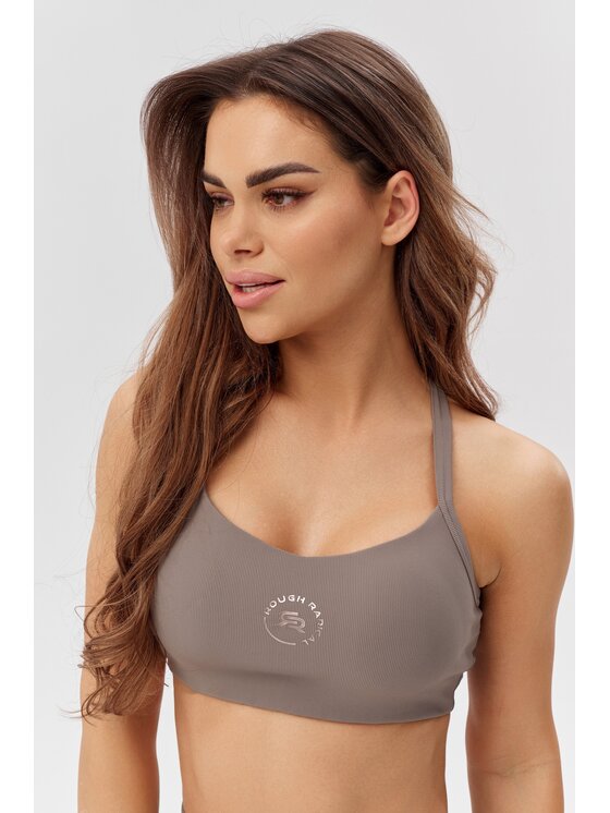 ROUGH RADICAL ROUGH RADICAL Biustonosz sportowy SPORTS BRA WELLNESS Szary