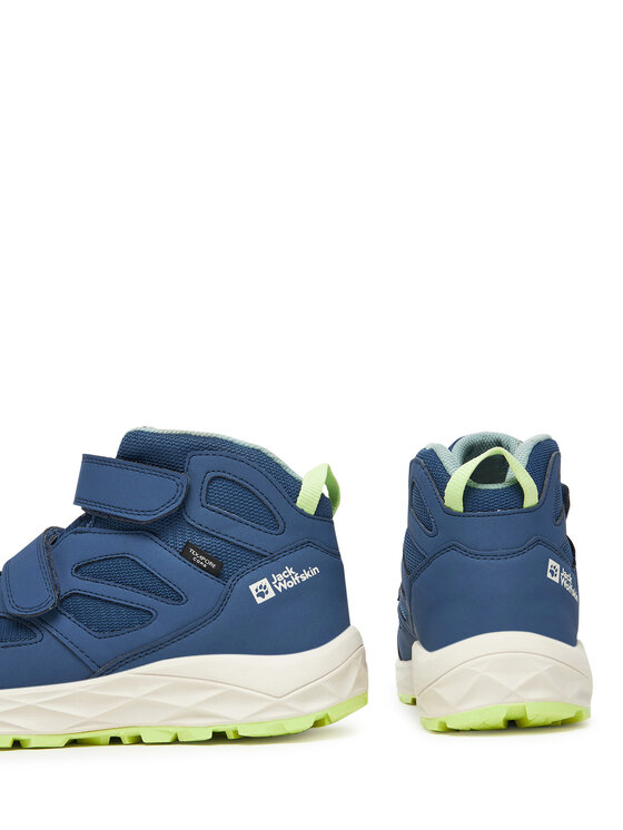 Jack Wolfskin Jack Wolfskin Sneakersy Woodland 2 Texapore Mid Vc A64865 Modrá
