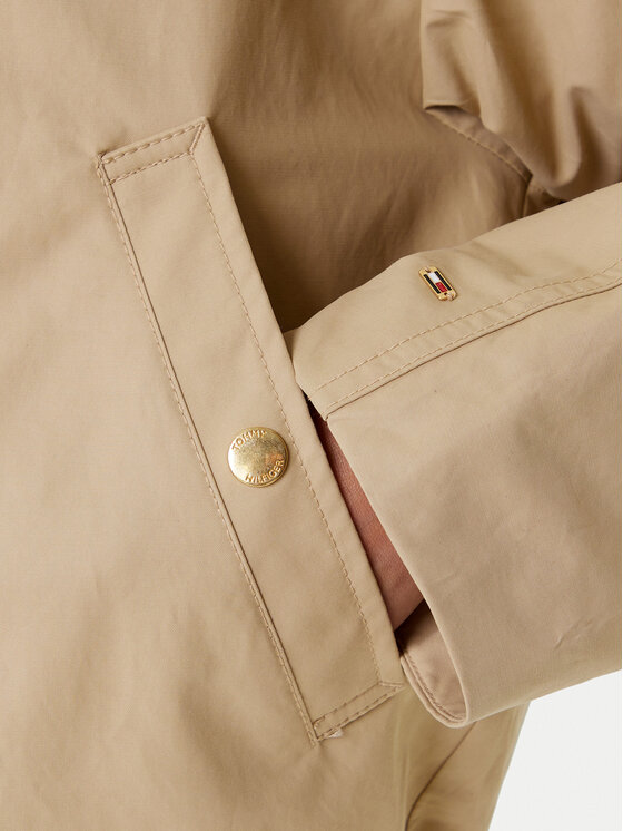 Tommy Hilfiger Tommy Hilfiger Bomber striukė WW0WW45619 Smėlio Relaxed Fit