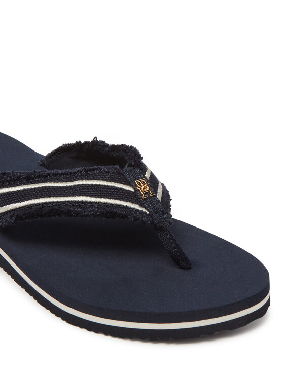 Tommy Hilfiger Tommy Hilfiger Žabky TH Webbing Beach Sandal FW0FW08739 Tmavomodrá