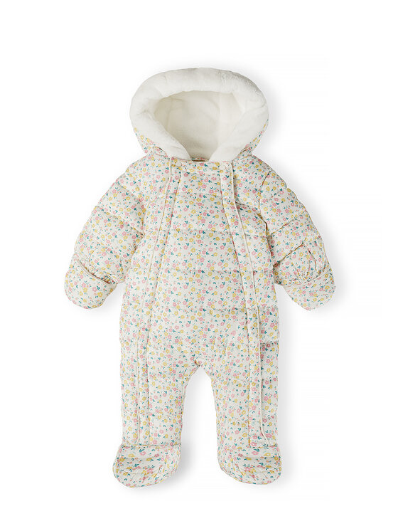 minoti minoti Kombinezon zimowy 21babysnow2b Beżowy Regular Fit