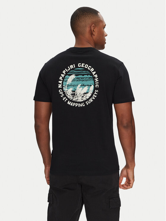Napapijri Napapijri Tricou S-Vignoni NP0A4ILX Negru Regular Fit