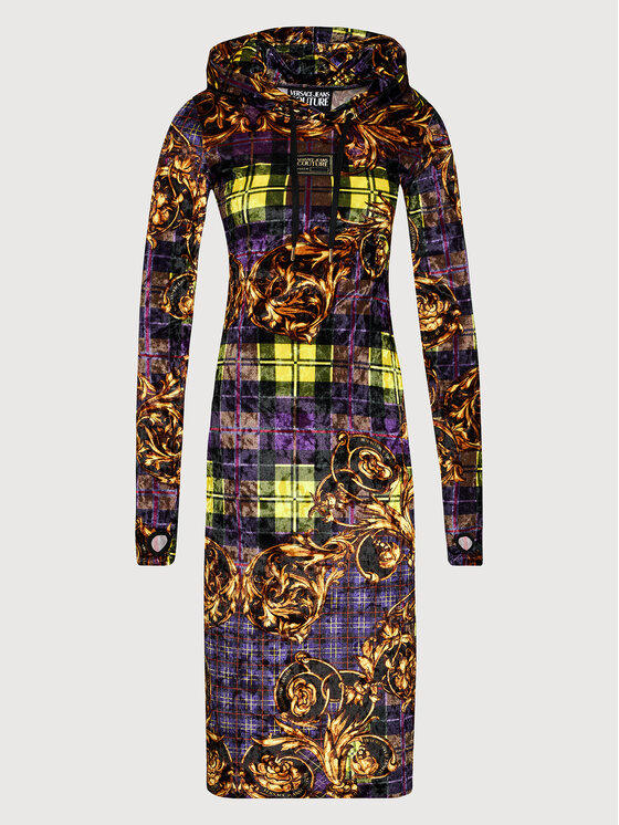 Versace Jeans Couture Versace Jeans Couture Плетена рокля 71HAO927 Цветен Regular Fit