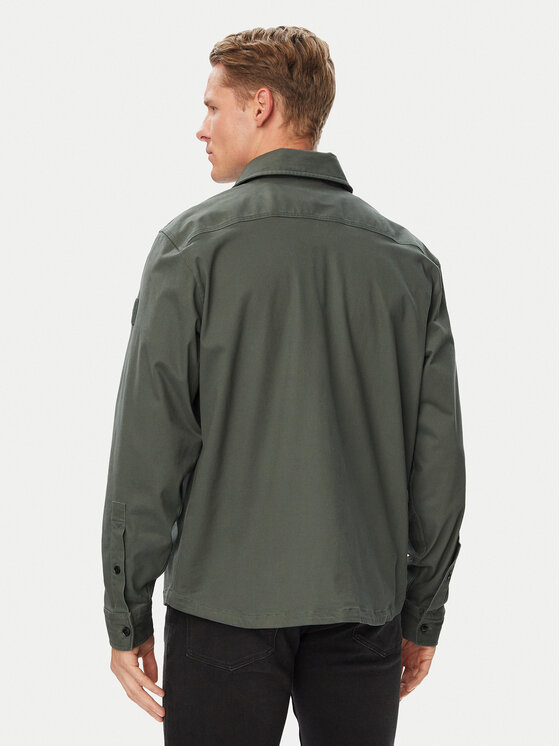 BOSS BOSS Риза Locky_4_M 50571253 Тъмнозелен Regular Fit