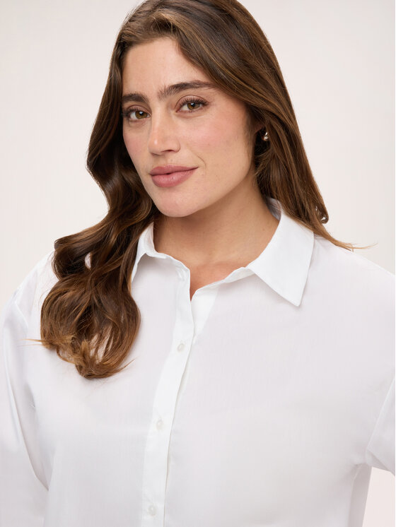 Fiorella Rubino Fiorella Rubino Koszula 5045T001593N011 Biały Regular Fit