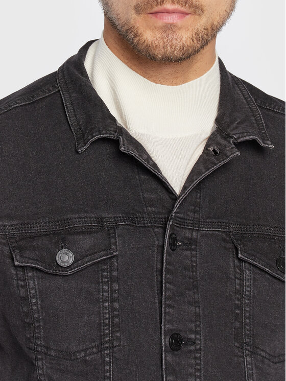 Blend Blend Jeansjacke Naril 20710737 Schwarz Regular Fit