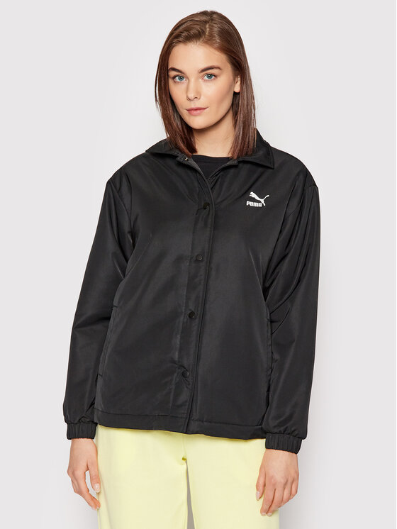 Puma Prehodna jakna Classics 534294 Črna Relaxed Fit