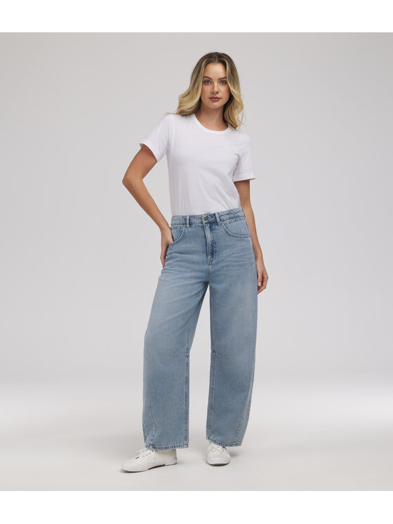 Lee Cooper Lee Cooper Jeansy JEANS D MARIA 3307 LIGHT WASH Niebieski Regular Fit