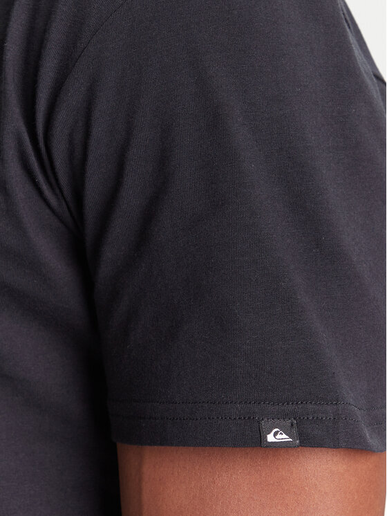 Quiksilver Quiksilver T-shirt Ev Mini Logo Ss EQYZT08181 Crna Regular Fit