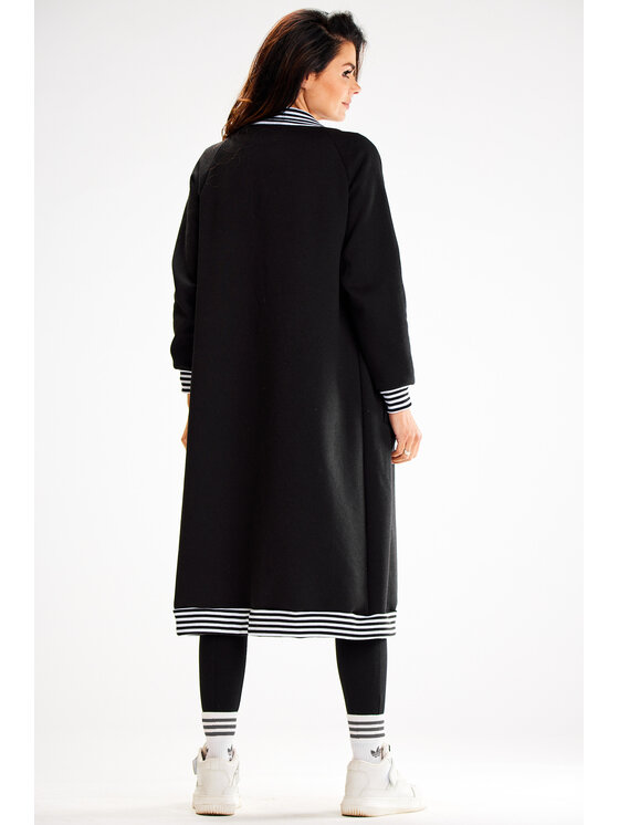 Awama Awama Mikina A612 Čierna Basic Fit