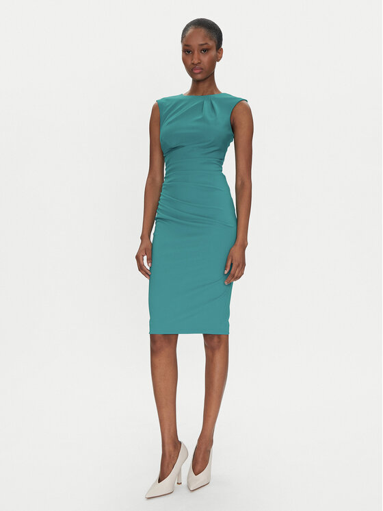 Rinascimento Rinascimento Rochie cocktail CFC0122548003 Turcoaz Regular Fit