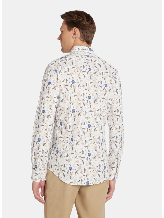 Pako Lorente Pako Lorente Koszula P25WF-1X-034 Biały Slim Fit