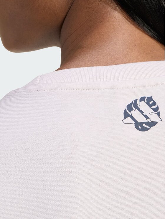 adidas adidas T-Shirt Animal Graphic Fioletowy jasny Regular Fit