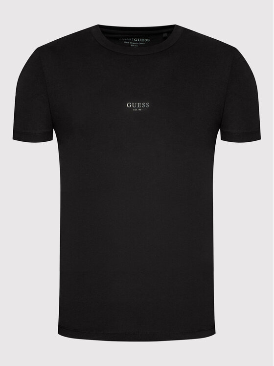 Guess Guess T-Shirt M2GI10 I3Z11 Μαύρο Slim Fit