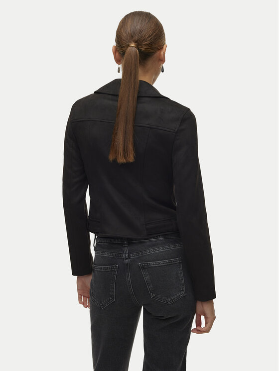 Vero Moda Vero Moda Куртка зі штучної шкіри Jose 10300938 Чорний Regular Fit
