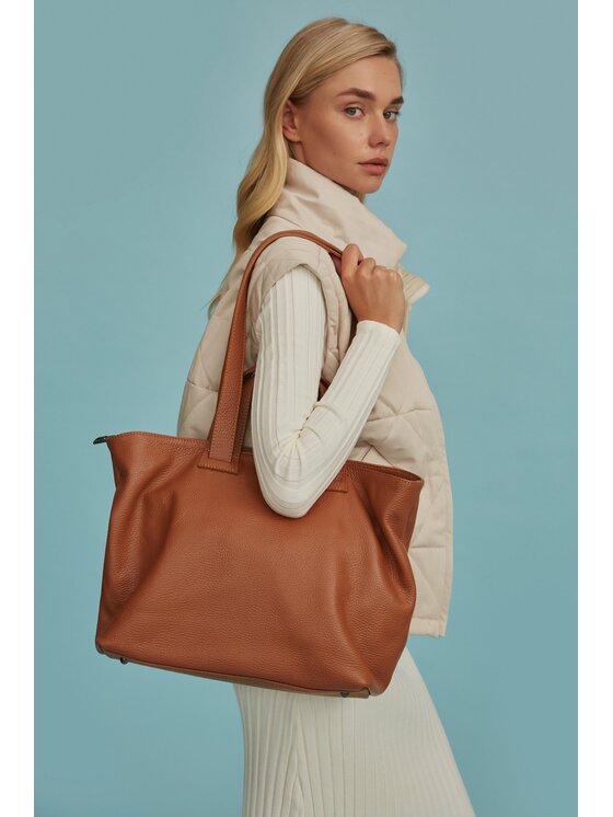 Estro Estro Τσάντα ER00111805 Καφέ