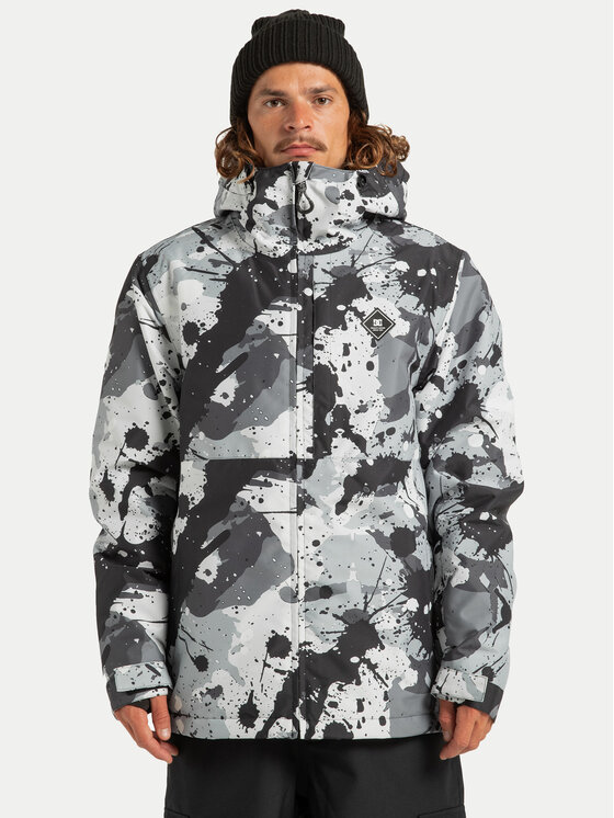 DC Shoes DC Shoes Лижна куртка Basic Print ADYTJ03097 Сірий Regular Fit