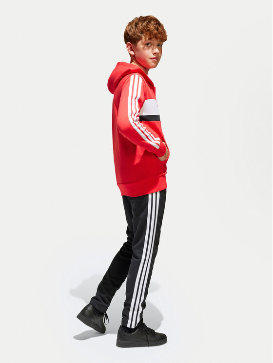adidas adidas Спортивний костюм Seasonal Essentials Tiberio 3-Stripes JC7522 Червоний Regular Fit