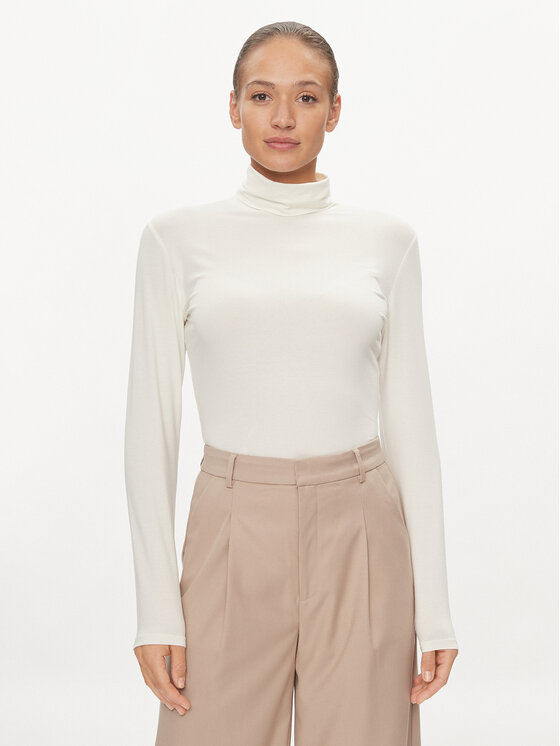 Marc O'Polo Marc O'Polo Rollkragenpullover M09 3087 52241 Weiß Regular Fit