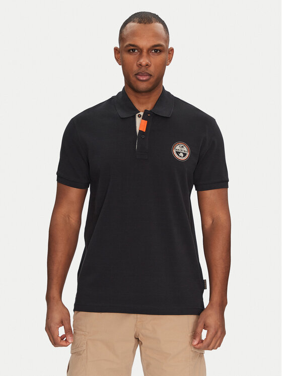 Napapijri Napapijri Polokošile E-Clanis NP0A4ID39411 Černá Regular Fit