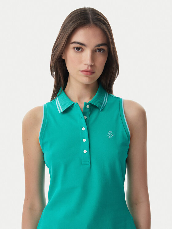 Tommy Hilfiger Tommy Hilfiger Poloshirt 1985 WW0WW49561 Grün Slim Fit