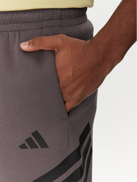 adidas adidas Спортивні шорти Future Icons 3-Stripes JD4881 Сірий Regular Fit